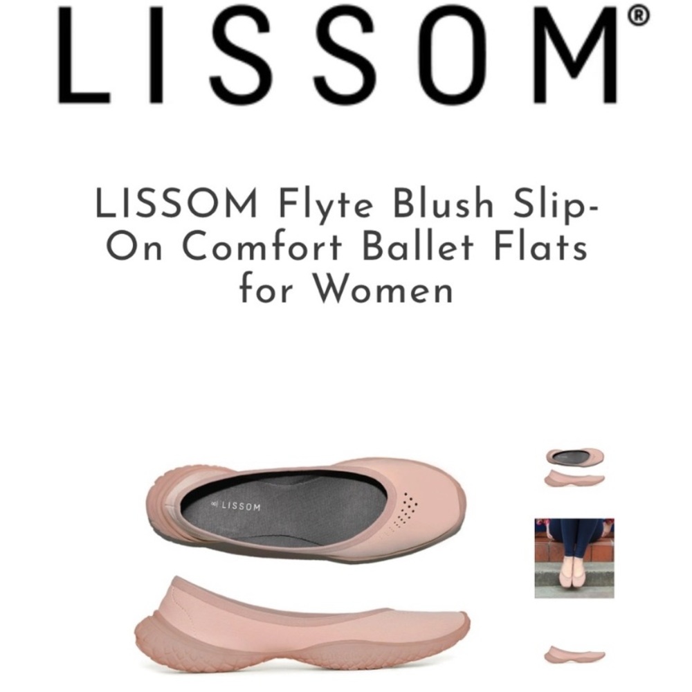 LISSOM Women Ballet Flats Blush Pink Sz 9 EUC